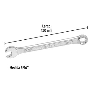 Llave mixta de 5/16". - PRETUL
