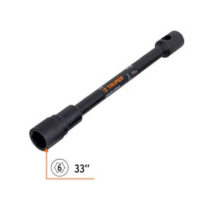 Llave de ruedas de 33mm x 3/4" para camión. - TRUPER