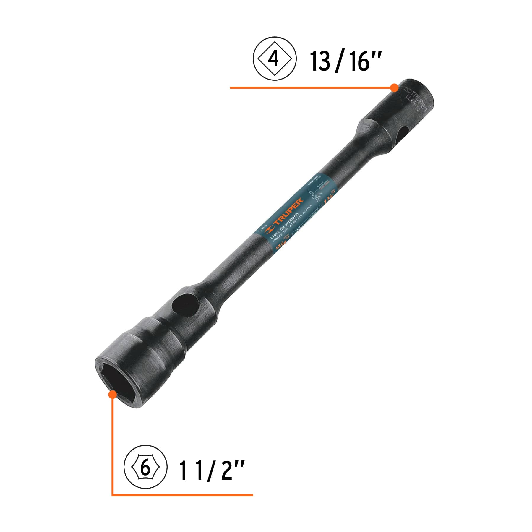 Llave de ruedas de 13/16