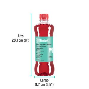 Aceite rojo para muebles, 480 ml - KLINTEK