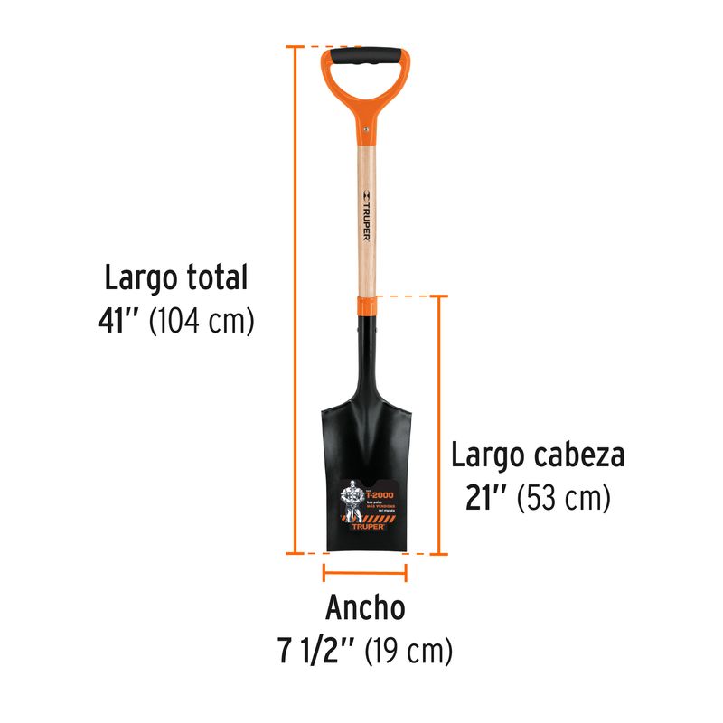 Pala-escarraman-T-2000-puño-doble--Y-
