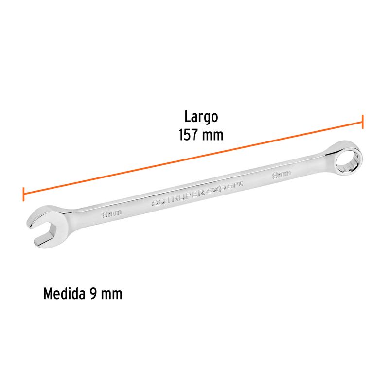 Llave-mixta-extralarga-de-acabado-pulido-de-9-mm.