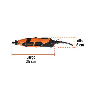 Motortool de 150W, 36000rpm y 201 accesorios - TRUPER