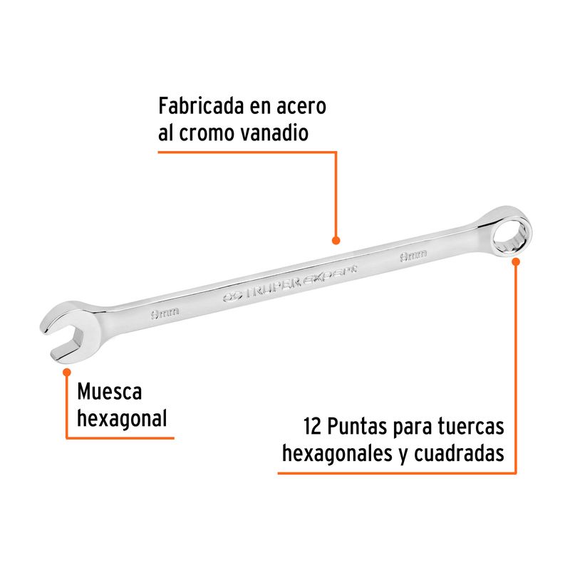 Llave-mixta-extralarga-de-acabado-pulido-de-9-mm.