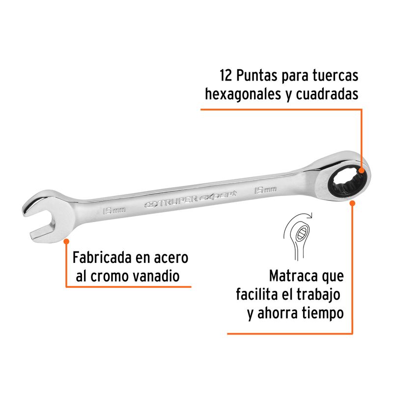 Llave-mixta-pulida-de-15-mm-con-ratchet.