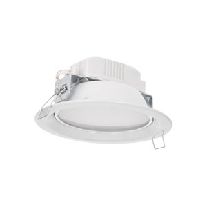 Luminario LED empotrado redondo de 5 W, luz cálida - VOLTECK