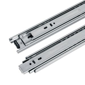 Riel de 45cm x 45mm para cajones, bolsa con 2 unidades - HERMEX