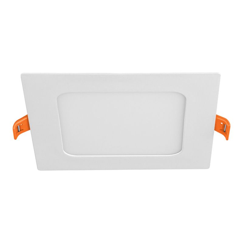 Luminario-ultra-delgado-LED-6-W-empotrar-cuadrado-luz-calida