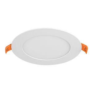 Luminario ultra delgado LED 6 W empotrar redondo luz cálida - VOLTECK