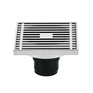 Resumidero cuadrado de latón 4" x 4" - FOSET