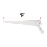 Mensula-plana-blanca-para-cremallera-sencilla-30cm