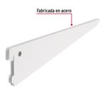 Mensula-plana-blanca-para-cremallera-doble-27cm