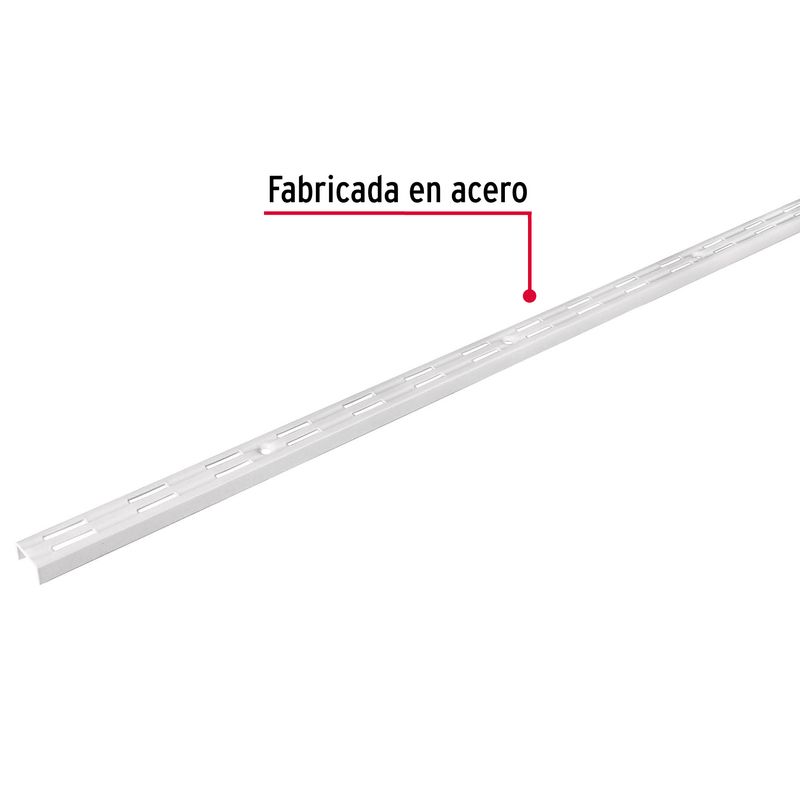 Cremallera-doble-blanca-para-mensulas-planas-1m