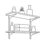 Cremallera-doble-blanca-para-mensulas-planas-1.5m