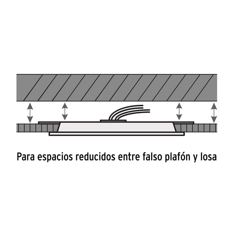 Luminario-ultra-delgado-LED-6-W-empotrar-cuadrado-luz-calida
