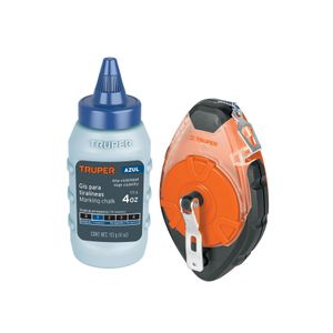 Tiza línea profesional con tiza azul de 4oz e hilo de 30m - TRUPER