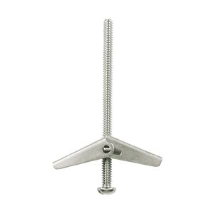 Tornillo de 3/16" x 3" tipo mariposa, bolsa con 4 unidades. - FIERO