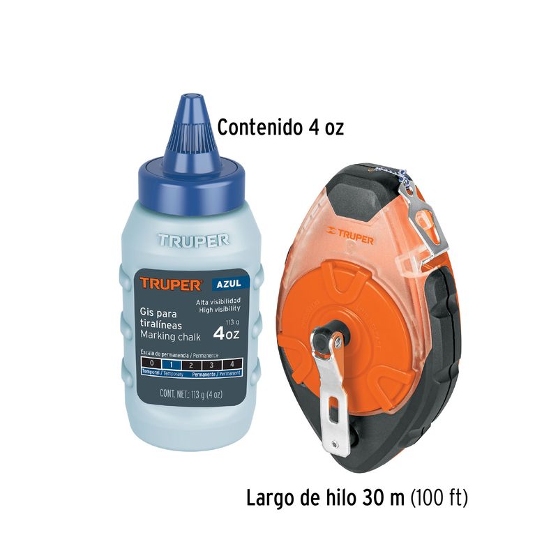 Tiralineas-profesional-plastico-con-gis-30m-100-ft-