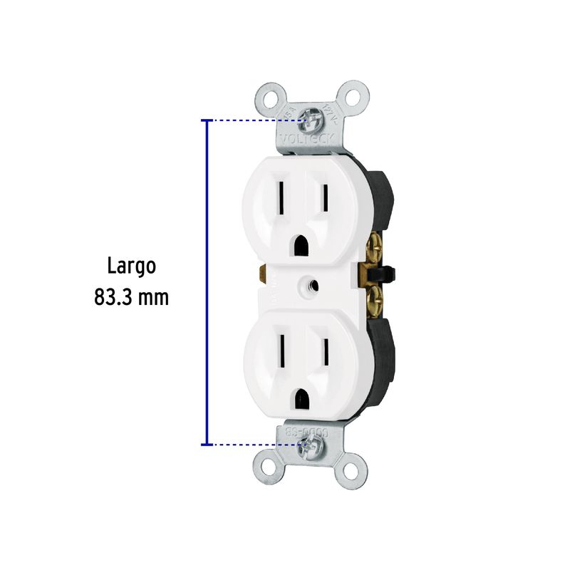 Contacto-duplex-2-polos-3-hilos-Standard-blanco