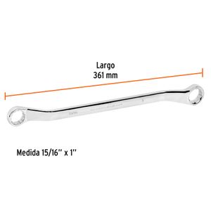 Llave doble corona de 15/16" x 1". - TRUPER