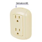Contacto-de-sobreponer-duplex-2-polos--tierra-ABS