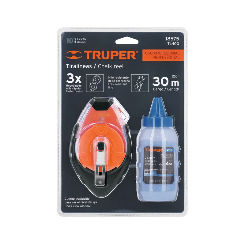 Tiralineas-profesional-plastico-con-gis-30m-100-ft-