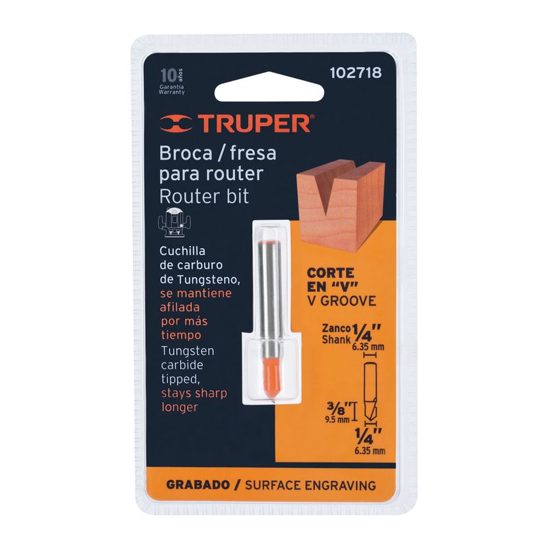Broca-para-router-corte-en--V--1-4-
