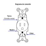Contacto-sencillo-2-polos-3-hilos-Standard-blanco
