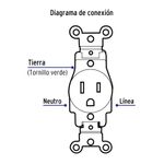 Contacto-sencillo-2-polos-3-hilos-Standard-marfil