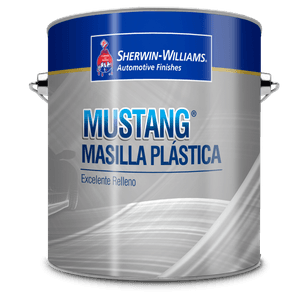 Masilla MUSTANG 6032 de dos componentes con resina de poliéster para auto 1 gl. - SHERWIN WILLIAMS