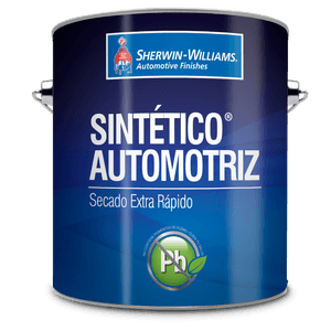 Pintura automotríz sintética de acabado automotriz Negro 1 lt. - SHERWIN WILLIAMS