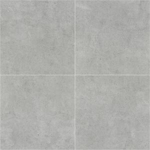 Porcelanato Basic cementado gris mate liso rectificado 59X59 espesor 7,3mm piso pared cj 2,09m². - GRAIMAN