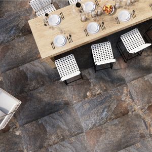 Porcelanato Narvi Antracita mate texturado rectificado efecto mineral60X120 espesor 7,4mm piso pared cj2,88m². - GRAIMAN