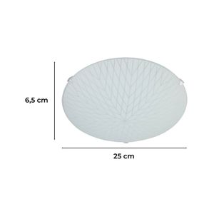 Plafon 250Mmx1Lxe27 60W Blanco - IKE LITE
