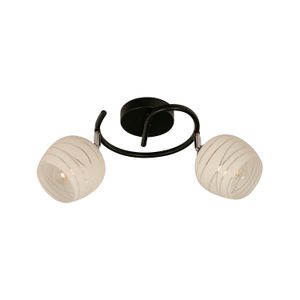 Lampara De Techo Acab Ng Y Cromo 2L60W - IKE LITE