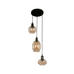Lampara De Techo Acab Cobre 3L40We27 - IKE LITE