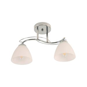 Lampara De Techo Barra Cromo 2L E27 40W - IKE LITE