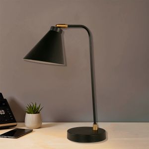Lampara Mesa E27 1L 40W Black - IKE LITE