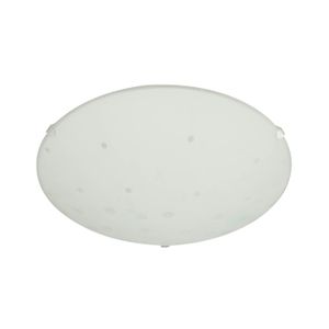 Plafón display redondo con diseño de puntos de 1 luz de vidrio 25 cm - IKE LITE