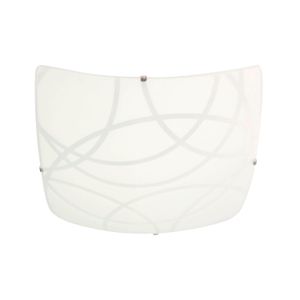 Plafon Cuadrado 2L Blanc/Sat 60We27 3958-1 - IKE LITE