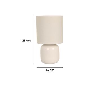 Lampara D/Mesa Tubo 1L Blanco 60We27 3019-1 - IKE LITE