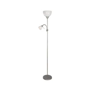 Lampara D/Pie 2L Gris 60We27 3626-4 - IKE LITE