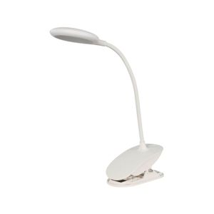Lampara D/Escritorio Led Bl/Flex.Clip 3W - IKE LITE