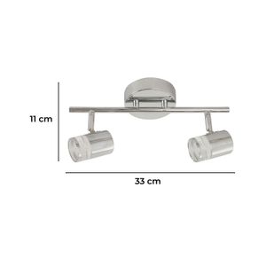 Lampara Dirigible Led Crom 2L 19075-4 - IKE LITE