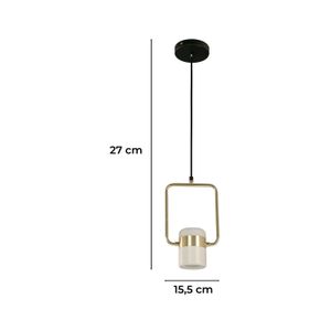 Lampara Colgante Gu10 1 L 60W Pb - IKE LITE