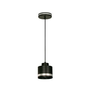 Lampara Colgante E27 1 L 60W Cr-Bk - IKE LITE