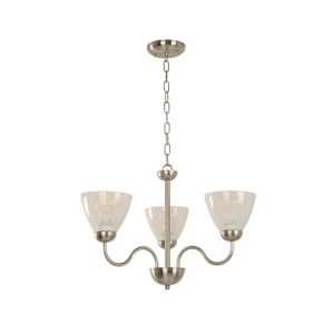 Lampara Techo E27 3L 60W Sand Nickel - IKE LITE