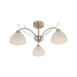 Lampara Techo E27 3L 60W Sand Nickel - IKE LITE