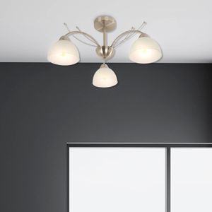 Lampara Techo E27 3L 60W Sand Nickel - IKE LITE