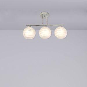 Lampara De Techo E27 3 L 60W Chrome - IKE LITE